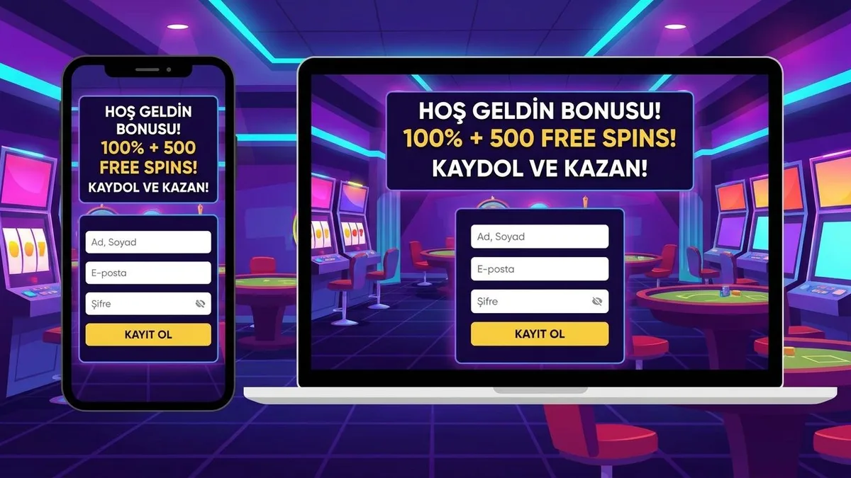 Bonusla kayıt ol